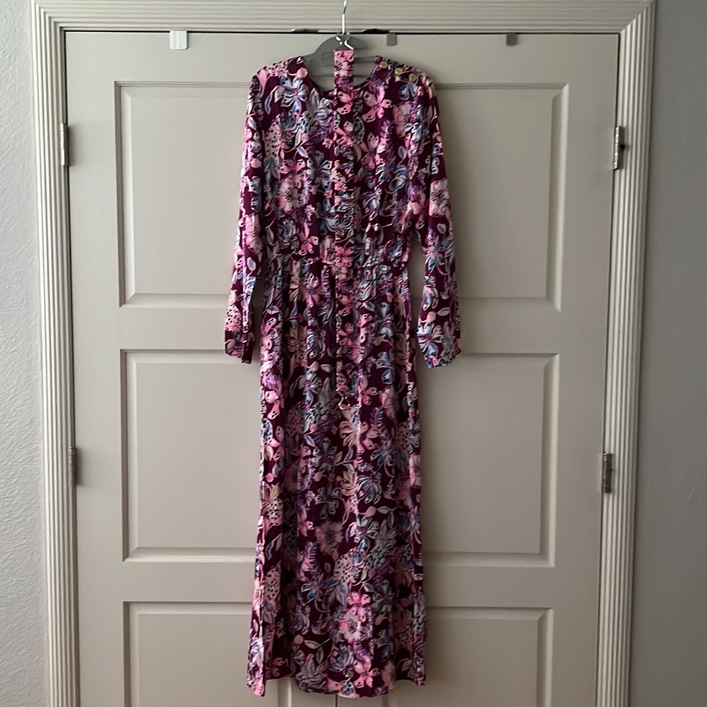 NWT Lilly Pulitzer LEOLYNN MAXI - TROPICAL WITH A TWIST size 12 - Picture 10 of 16
